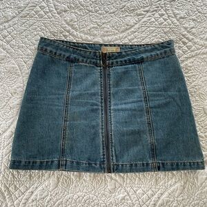 Cute Denim Mini Skirt